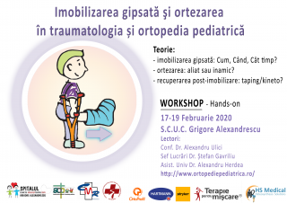 Imobilizarea gipsata si ortezarea in traumatologia si ortopedia pediatrica