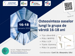 Osteosinteza oaselor lungi la grupa de varsta 16-18 ani